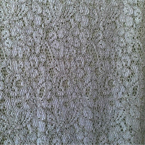 Adrianna Papell | Dress Lace 3/4 Sleeves Navy Blue Mother of the Bride- 16W - Picture 4 of 12